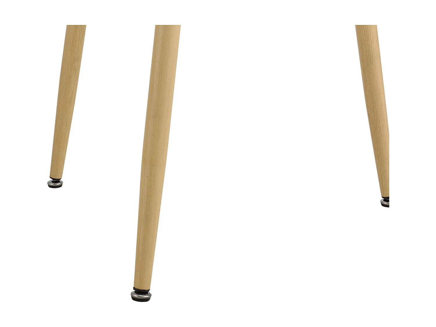 Mesa da sala de jantar mesa quadrada da cozinha MDF 80 x 80 cm branco fosco e faia 03_0004123