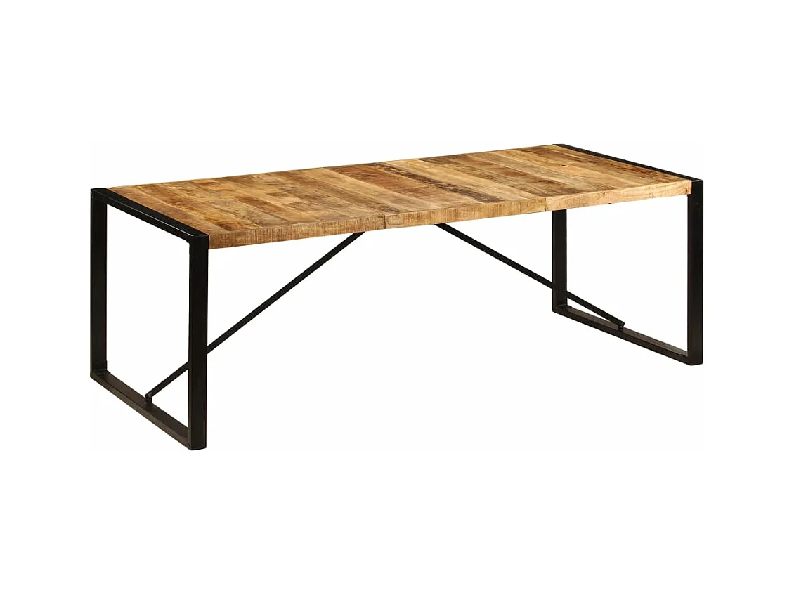 Tavolo da pranzo di design 220 cm in legno massello di mango 0902291