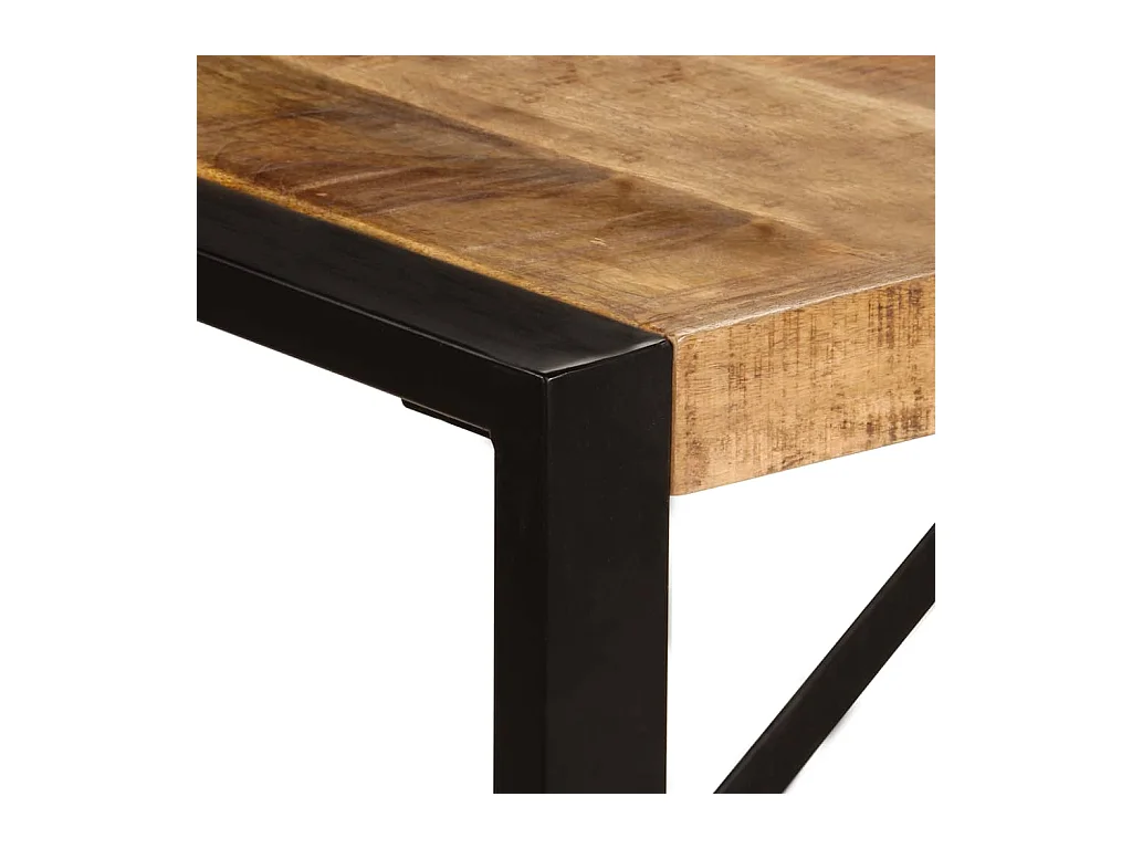 Tavolo da pranzo di design 220 cm in legno massello di mango 0902291