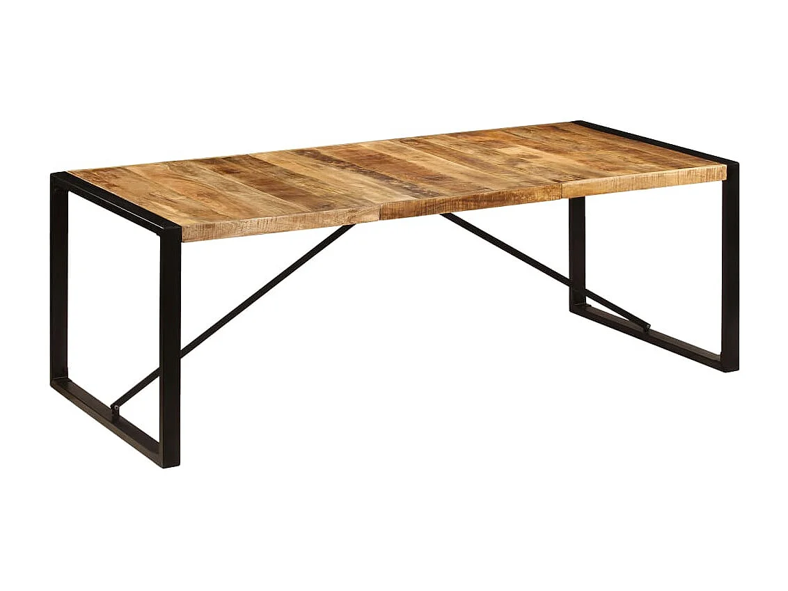 Mesa de jantar de design 220 cm madeira de manga maciça 0902291
