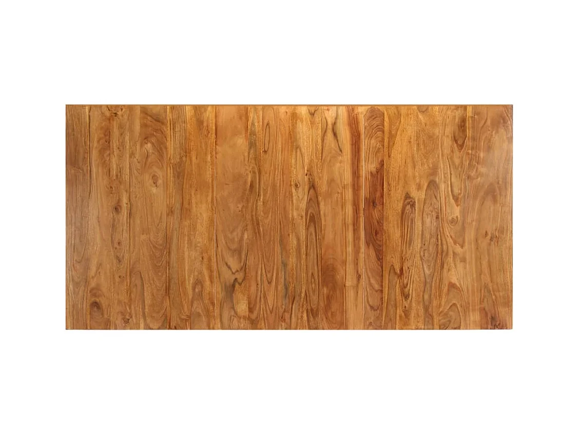 Table de salon salle bois marron 180 x 90 x 75 cm 0902171