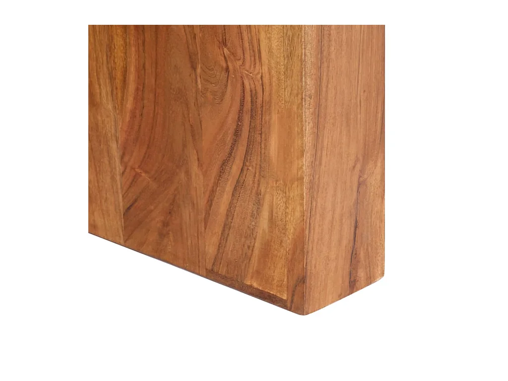 Table de salon salle bois marron 180 x 90 x 75 cm 0902171