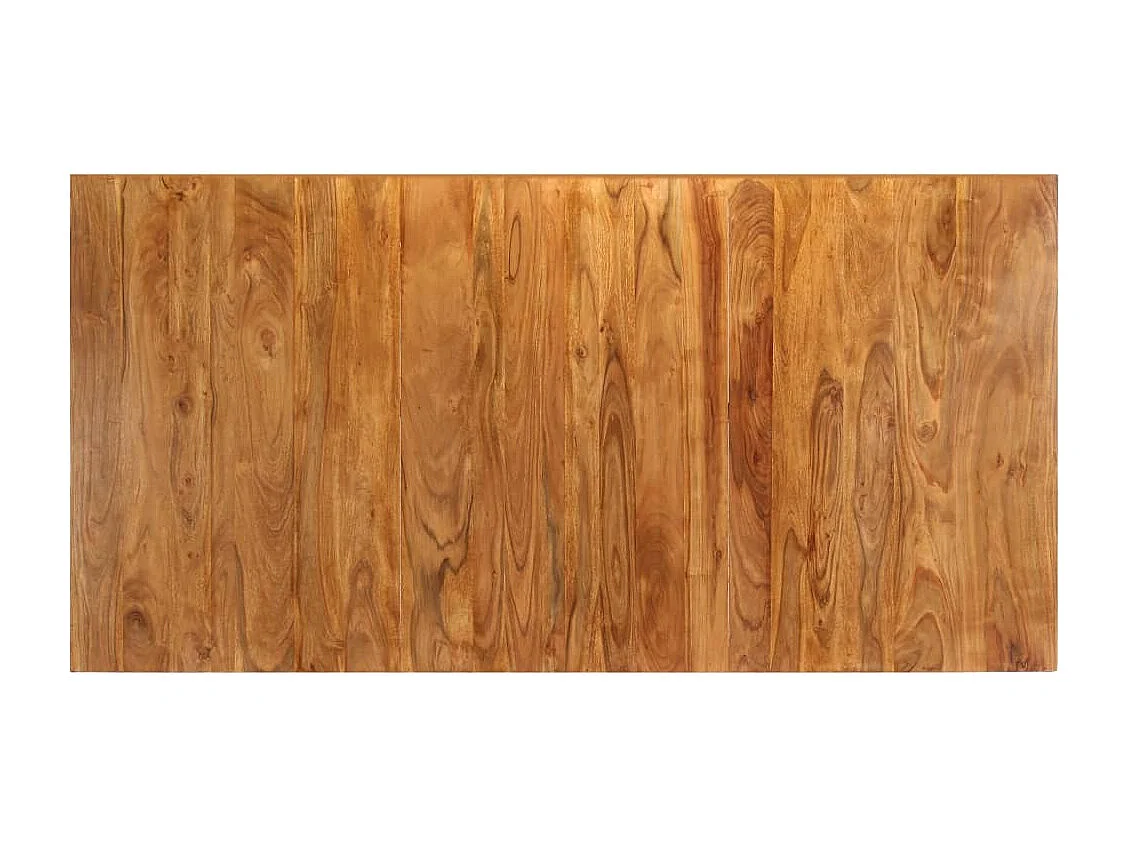 Table de salon salle bois marron 180 x 90 x 75 cm 0902171