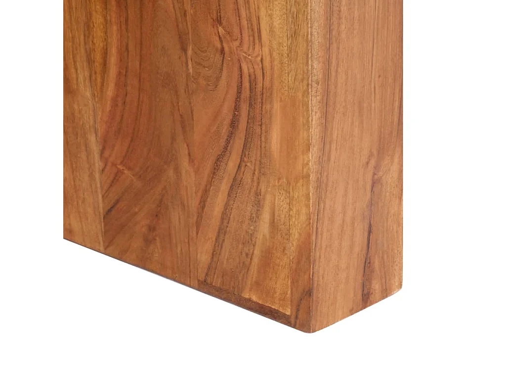 Table de salon salle bois marron 180 x 90 x 75 cm 0902171