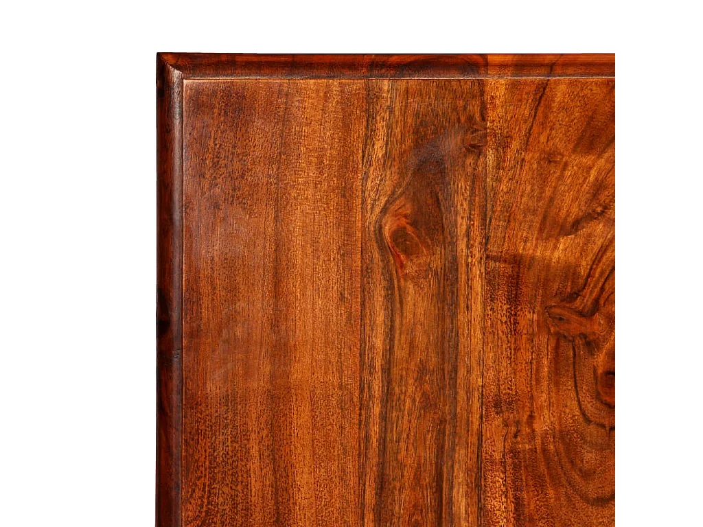 Mesa de jantar de design com acabamento em madeira e sheesham 200x100x76cm 0902197