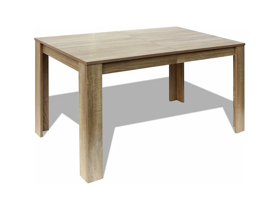 Table de salon salle beige 140 x 80 x 75 cm 0902144