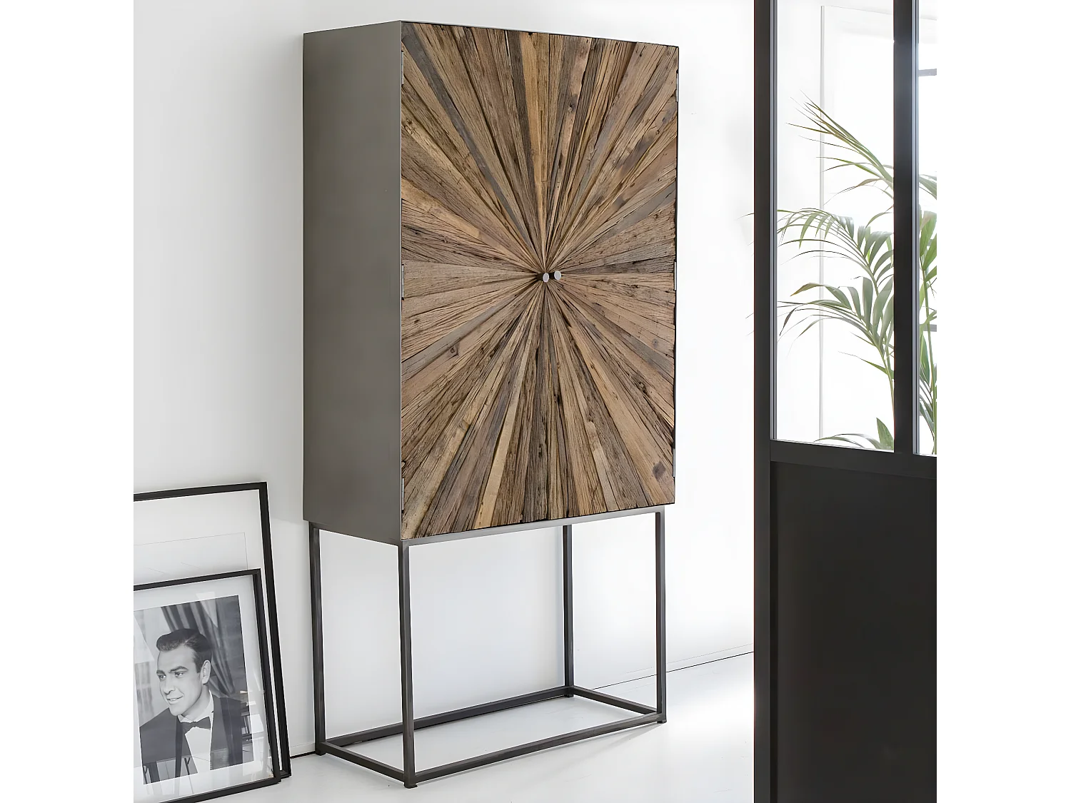 Armoire en bois d'orme Gaspard