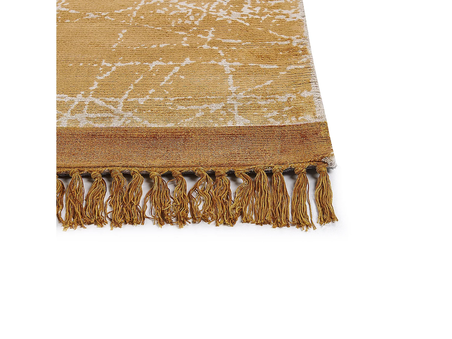 Tapis HANLI Orange 160 x 230 cm Soie artificielle