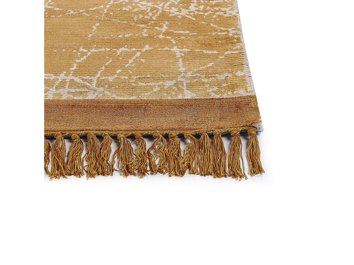 Tapis HANLI Orange 160 x 230 cm Soie artificielle