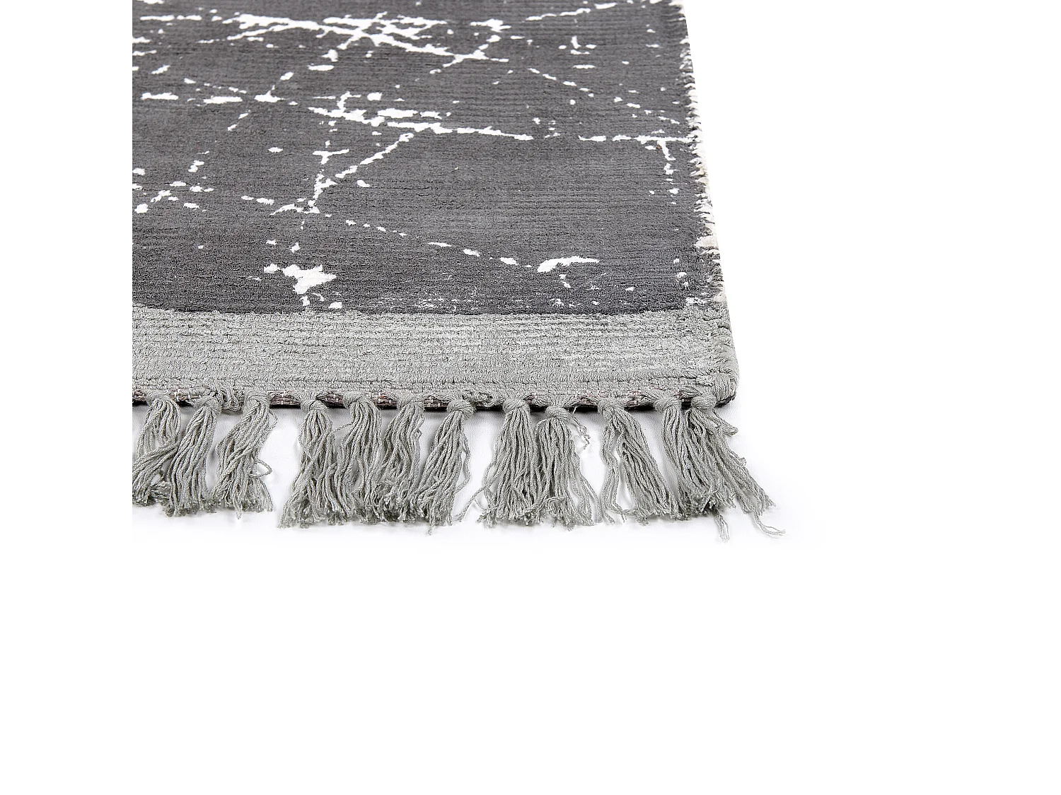 Tapete em viscose cinzenta 160 x 230 cm HANLI