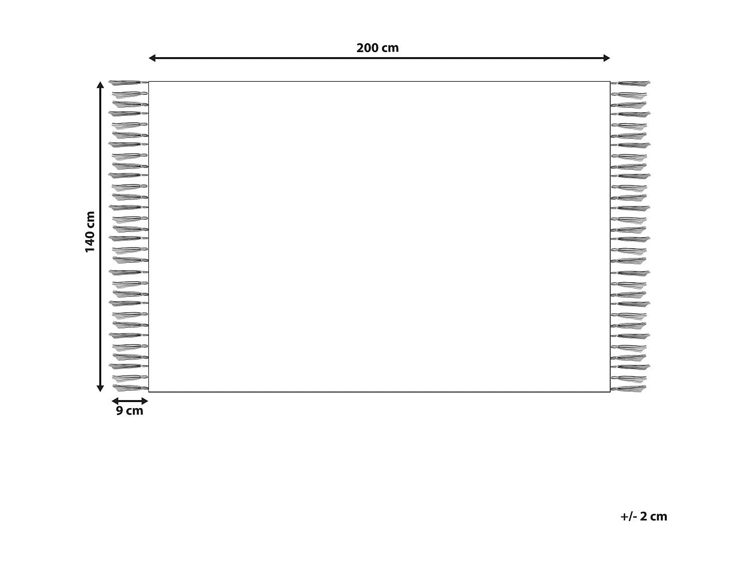 Tappeto viscosa grigio 140 x 200 cm HANLI