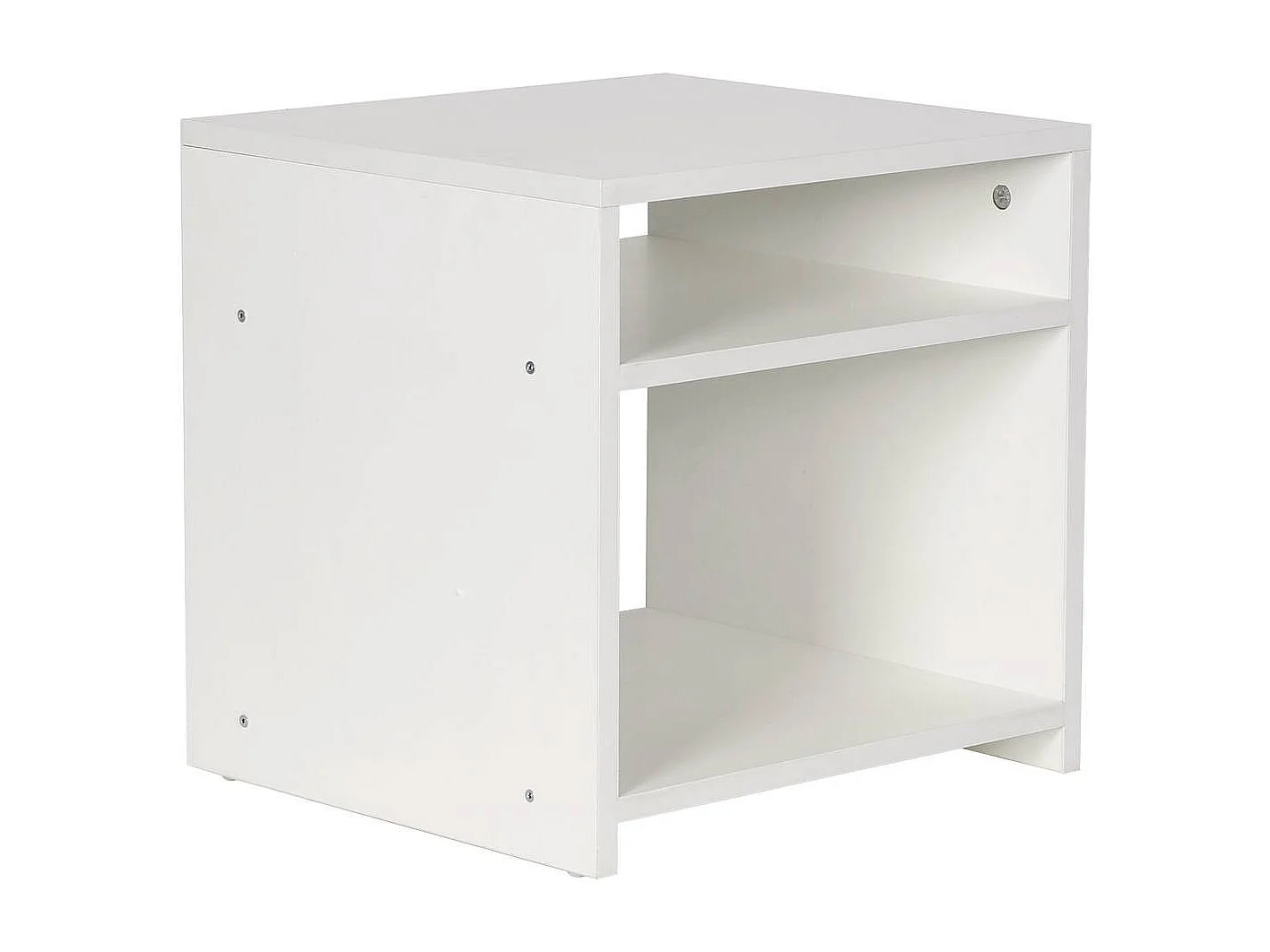 Chevet "York" 2 niches - Blanc