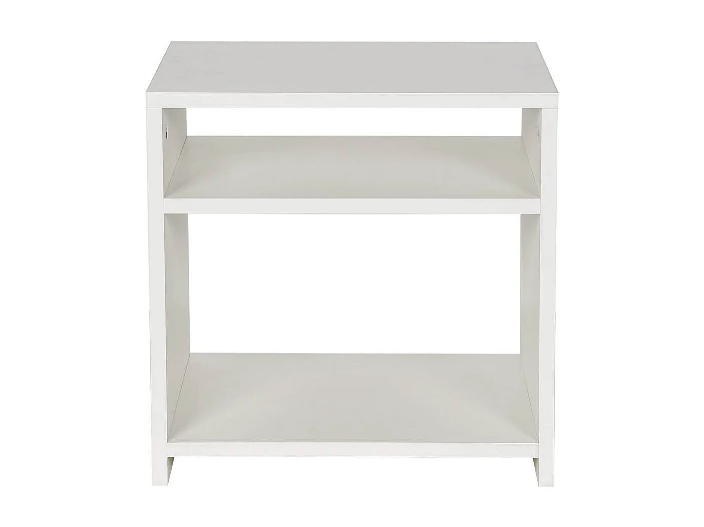 Chevet "York" 2 niches - Blanc