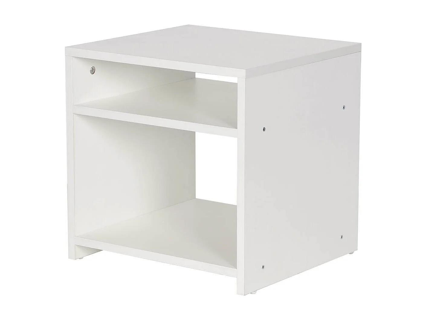 Chevet "York" 2 niches - Blanc