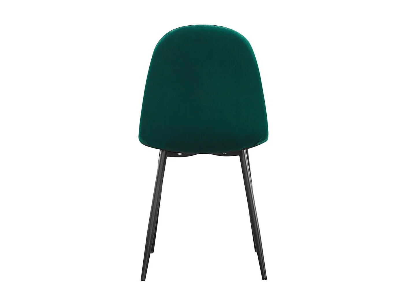 Chaise design BOYLD – Velours vert et pieds noirs – Confort et style moderne
