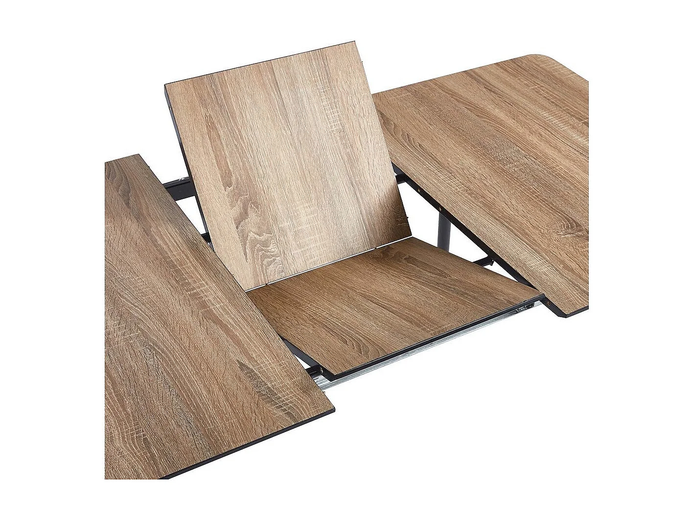 Tavolo da pranzo allungabile "Ebele" - 120/160 x 80 x 76 cm - Rovere