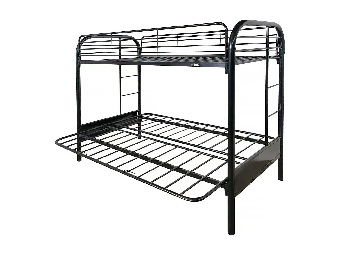 Cama mezanino "POLO" - 90 x 190 cm - Preto