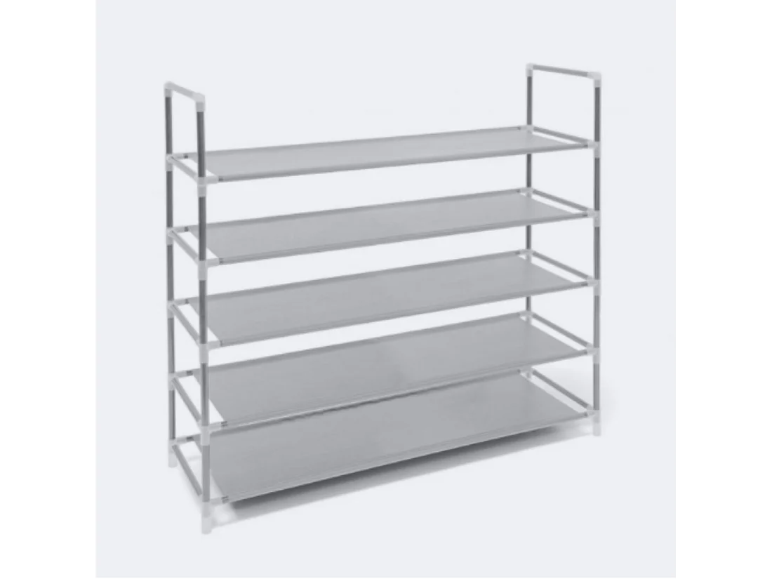 Étagère à chaussures meuble grise 87 x 29.5 x 90.5 cm 13_0001028_3