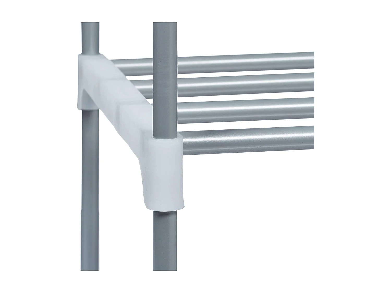 Zapatero metálico de 4 niveles para 16 pares gris 13_0001637