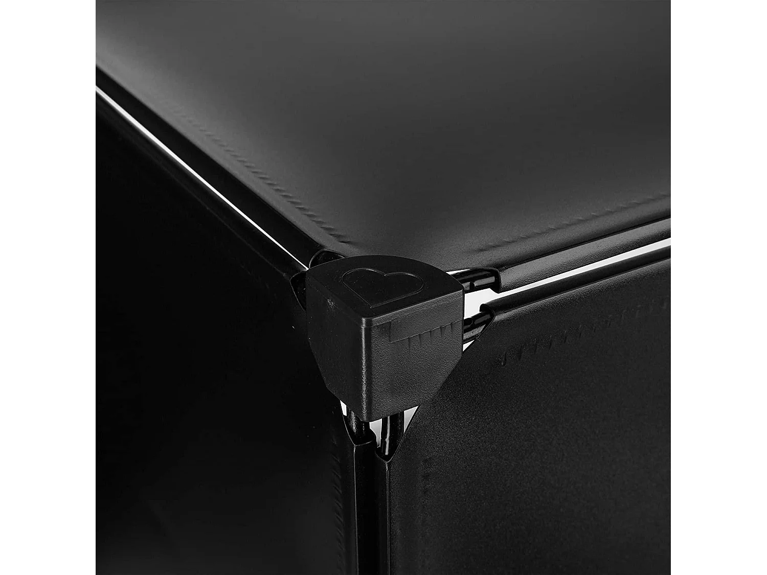 Armoire à chaussures en noire 61.5 x 31.5 x 94 cm 13_0000254_2