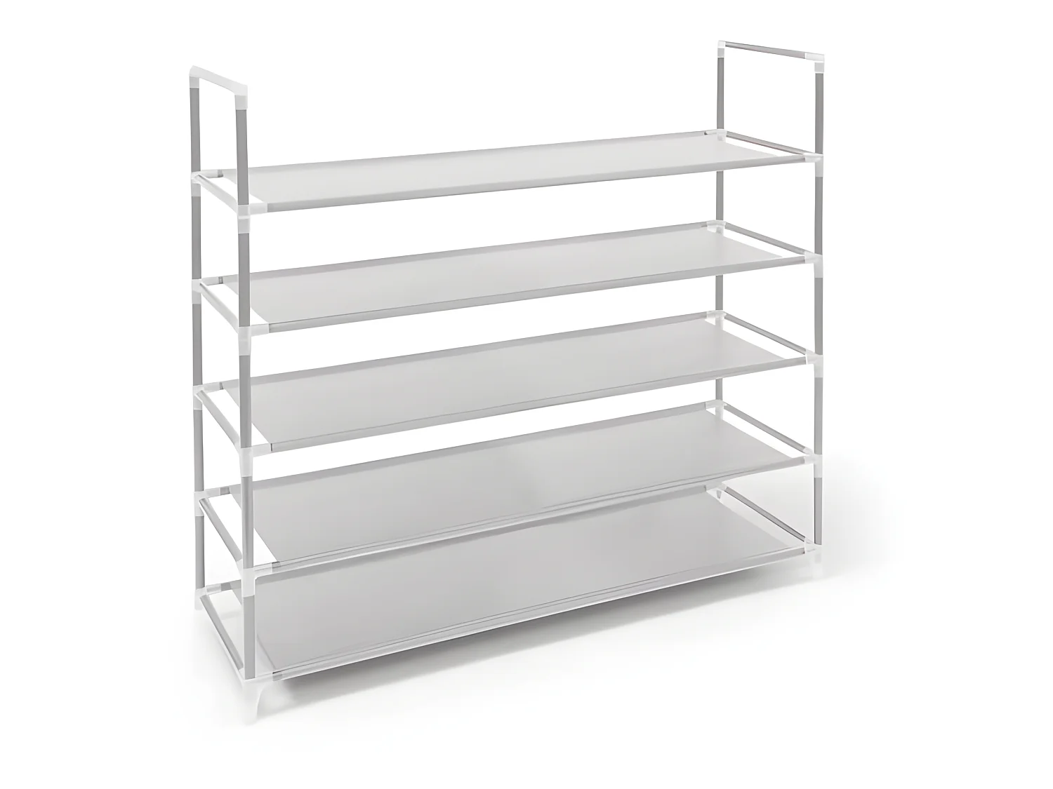 Étagère à chaussures meuble blanche 87 x 29.5 x 90.5 cm 13_0001028