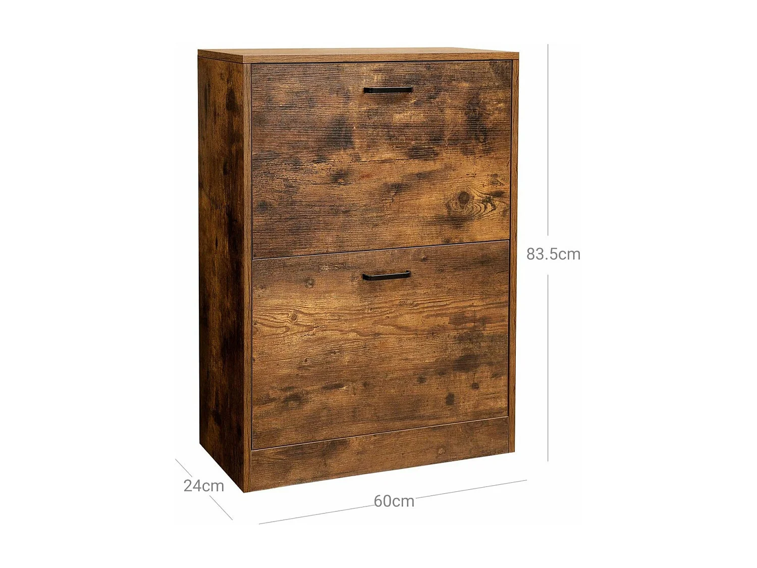 Meuble à chaussures à marron 60 x 24 x 83.5 cm 12_0002634