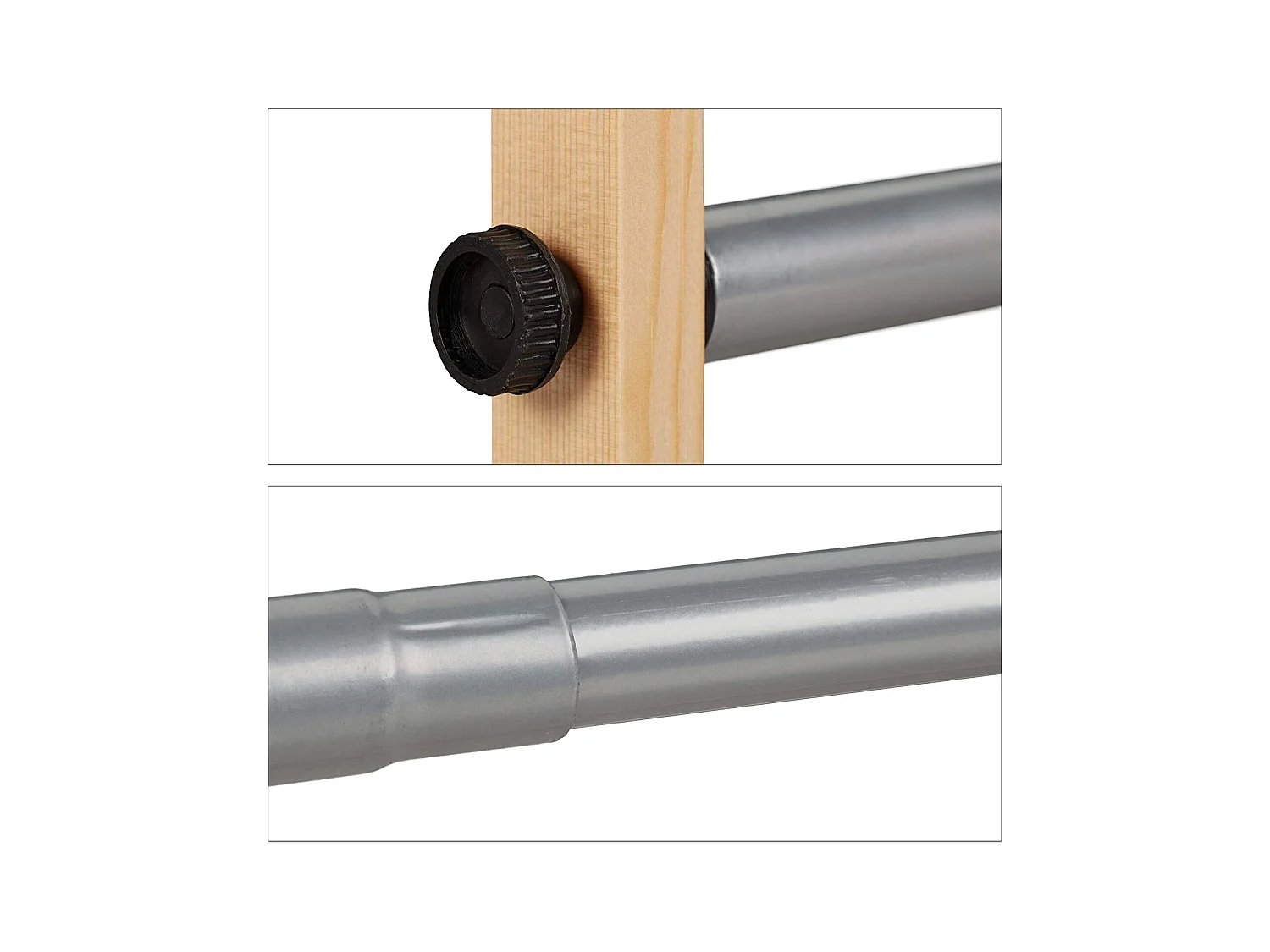 Étagère meuble ouvert chaussures bois marron 118 x 20 x 30 cm 13_0001068_2