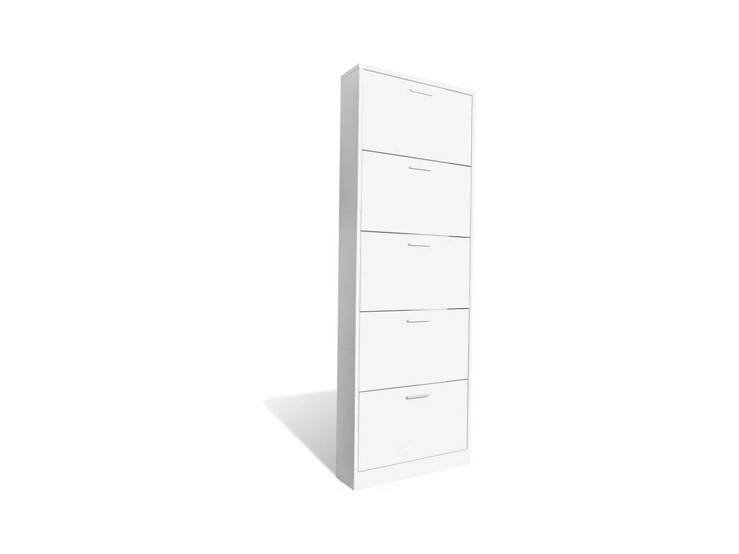 Meuble armoire à chaussure bois marron 59 x 17 x 169 cm 2002044