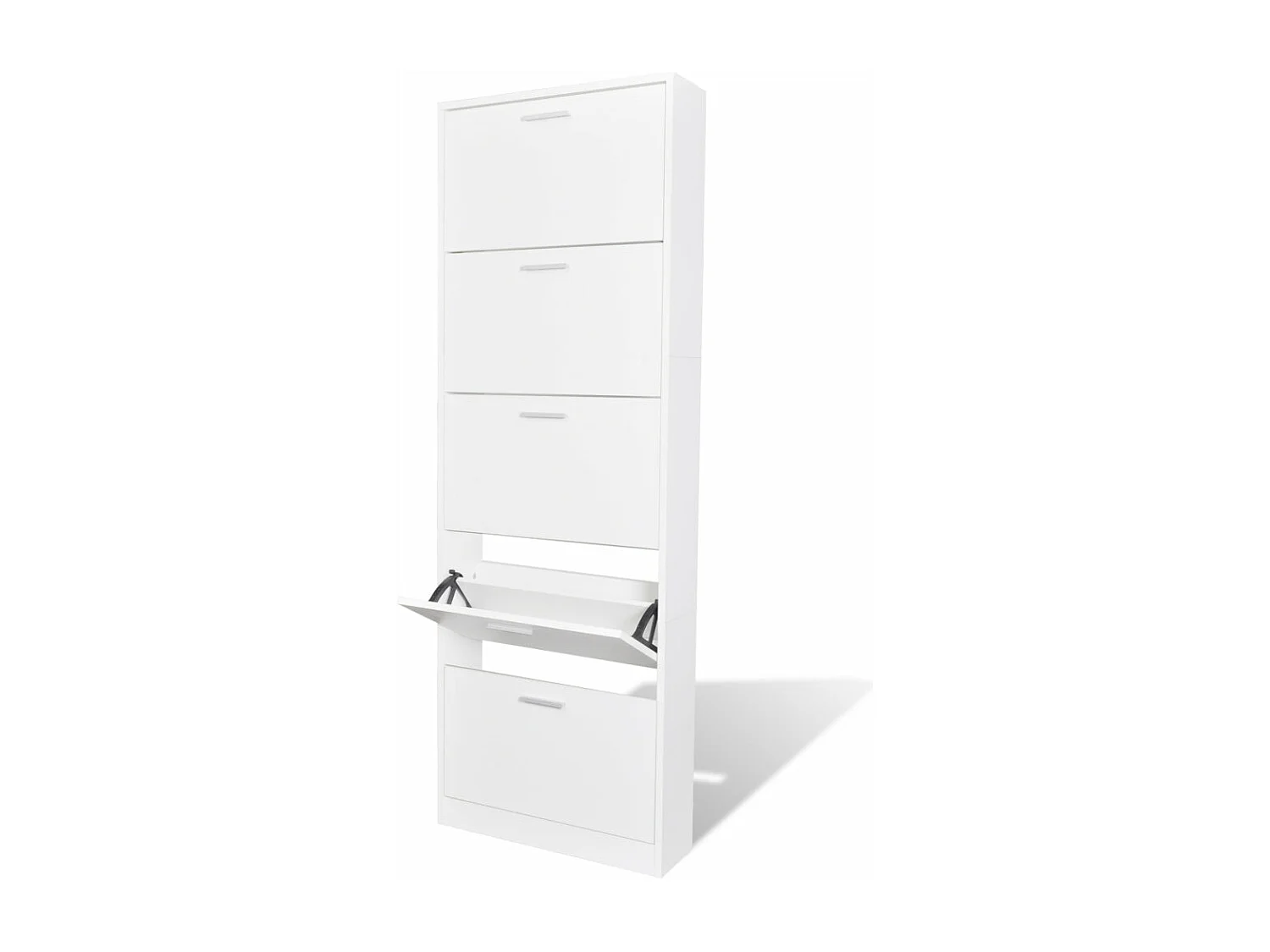 Meuble armoire à chaussure bois marron 59 x 17 x 169 cm 2002044