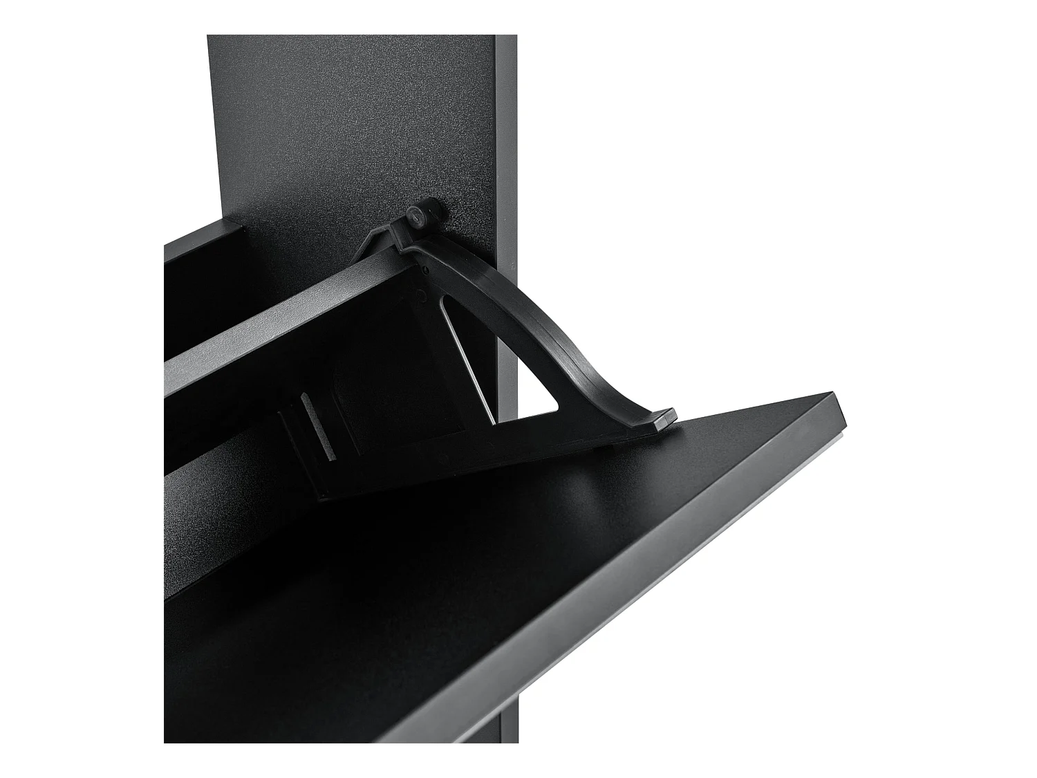 Étagère à chaussures design noire 63 x 17 x 67 cm 03_0005164