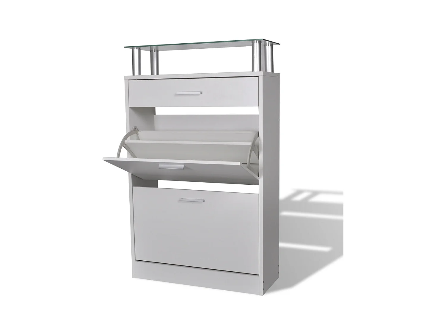 Mobile scarpiera ingresso camera da letto cassetti in legno 12 paia 2002045