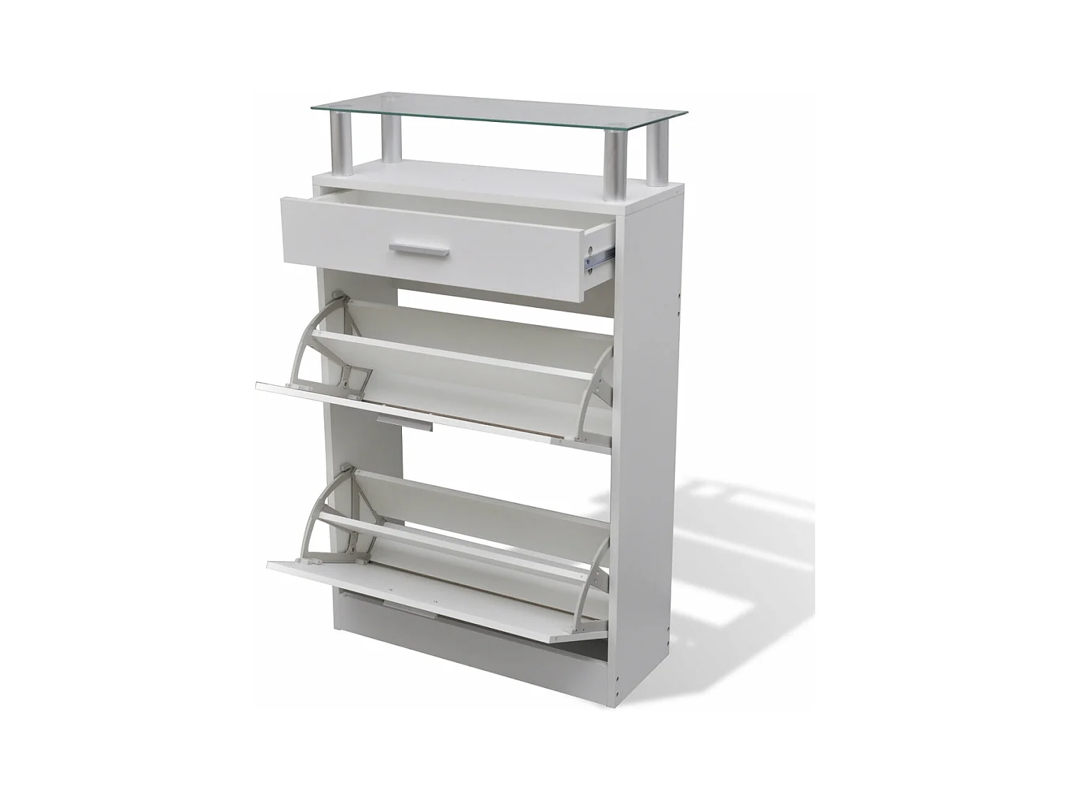 Mobile scarpiera ingresso camera da letto cassetti in legno 12 paia 2002045