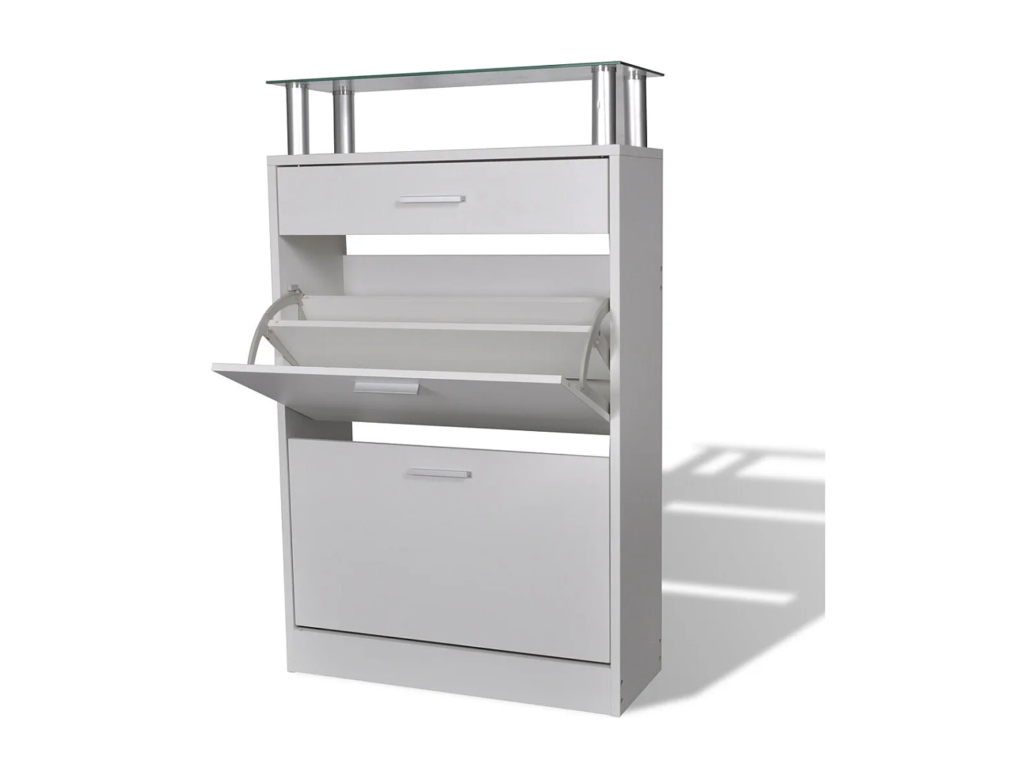 Sapateira móveis entrada quarto gavetas de madeira 12 pares 2002045