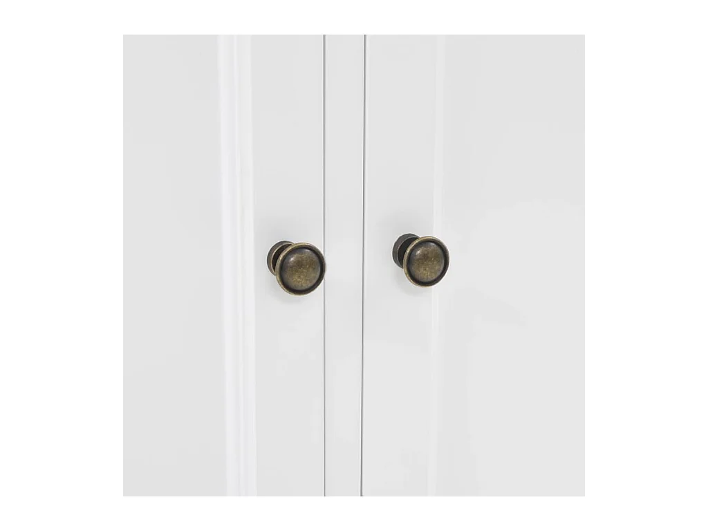 Credenza buffet consolle mobile contenitore credenza con 4 ante in MDF e legno di pino 180 cm 4402167