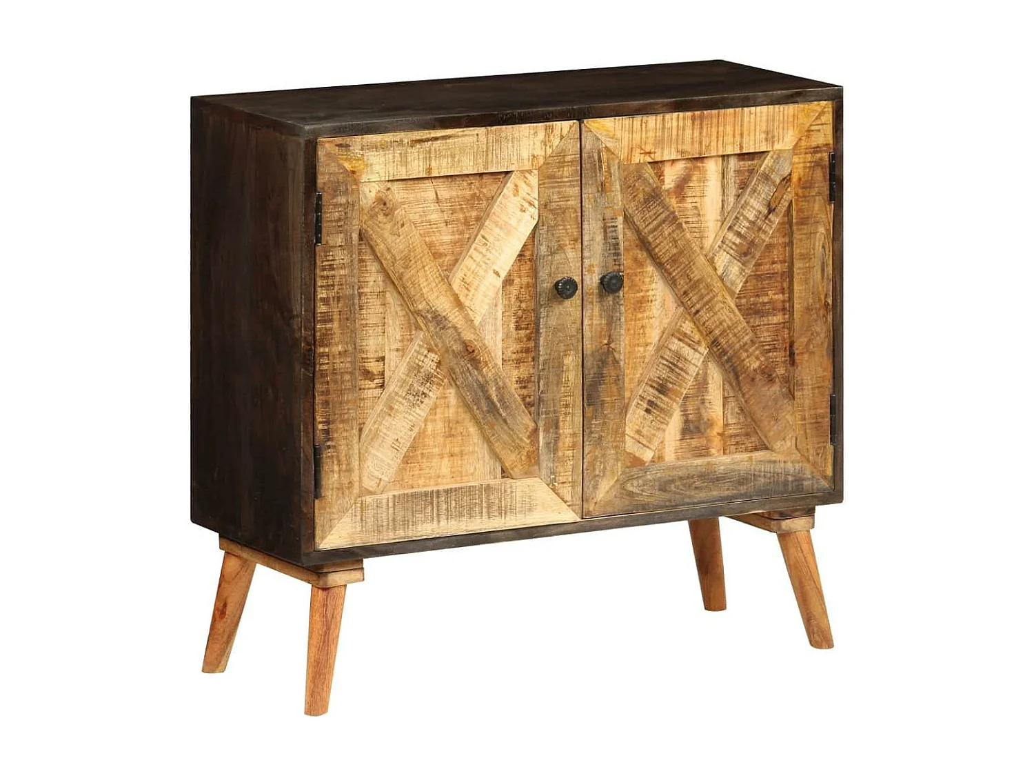 Aparador aparador mueble consola unidad de almacenamiento de madera maciza de mango 85 cm 4402276