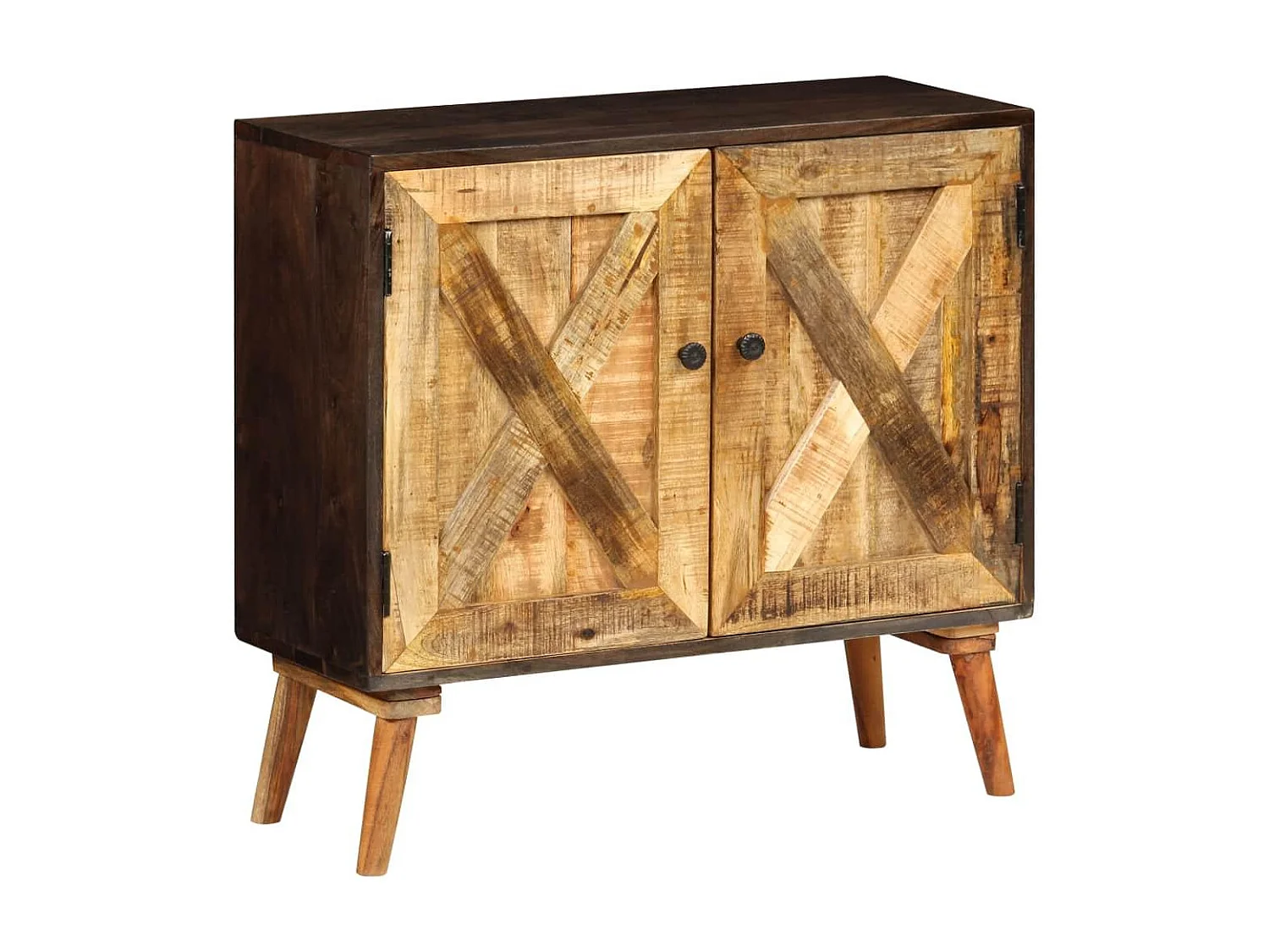 Aparador aparador mueble consola unidad de almacenamiento de madera maciza de mango 85 cm 4402276