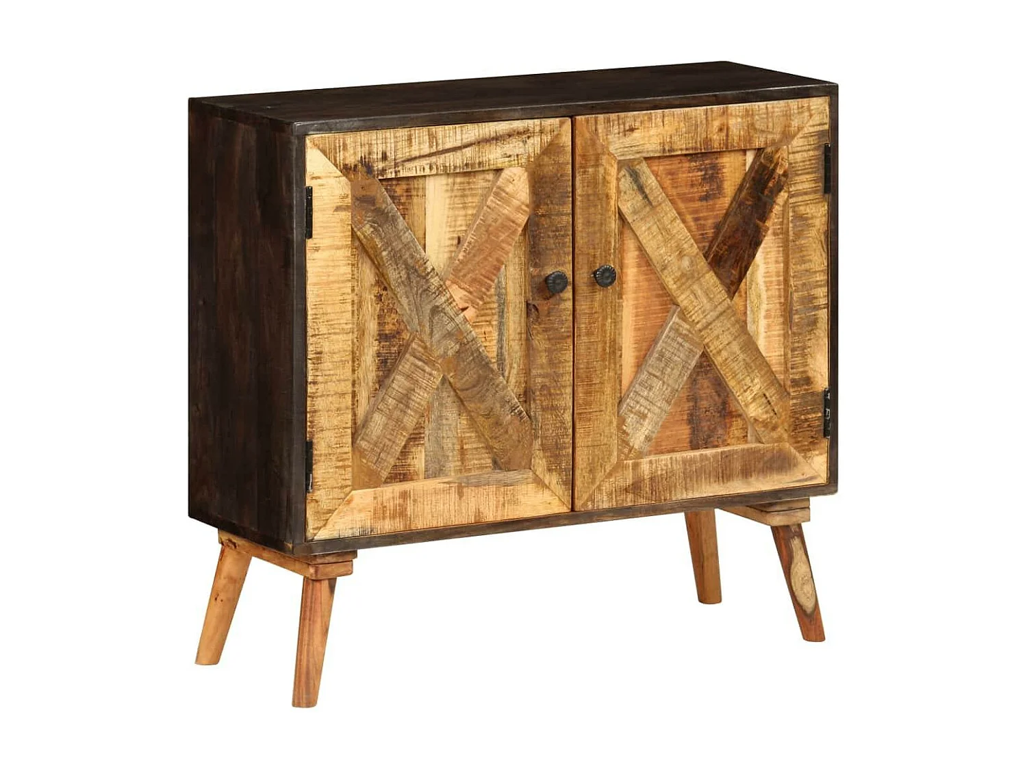 Aparador aparador mueble consola unidad de almacenamiento de madera maciza de mango 85 cm 4402276