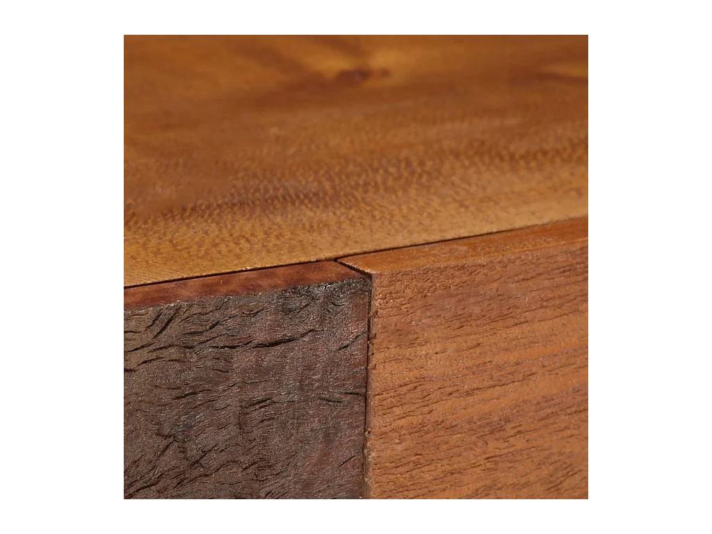 Aparador buffet mueble consola mueble de almacenamiento de madera maciza reciclada 110 cm marrón 4402286