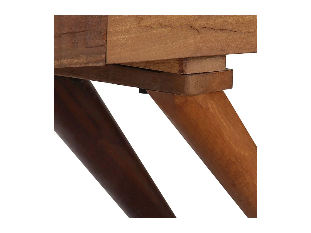 Aparador buffet mueble consola mueble de almacenamiento de madera maciza reciclada 110 cm marrón 4402286