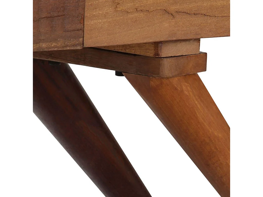 Aparador buffet mueble consola mueble de almacenamiento de madera maciza reciclada 110 cm marrón 4402286