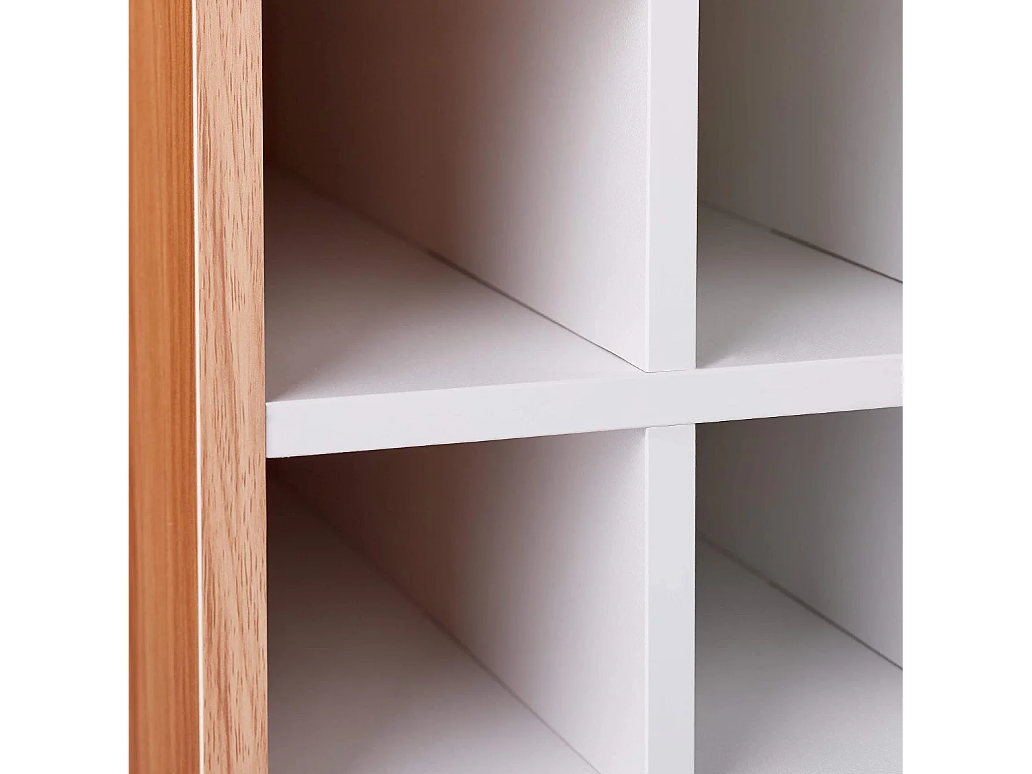 Estante para vino grande para 8 botellas y estante para copas marrón 13_0001277_2