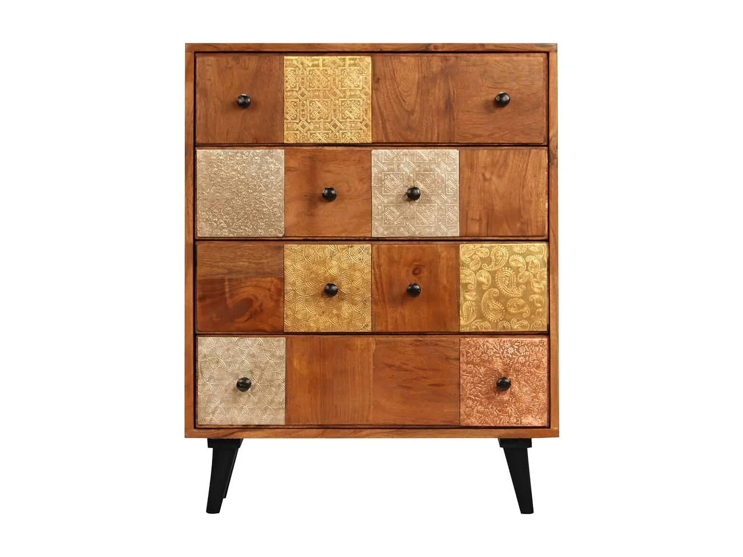 Buffet Bahut Consol Consol Store Muebles 75 cm Solda Acacia Wood 4402208