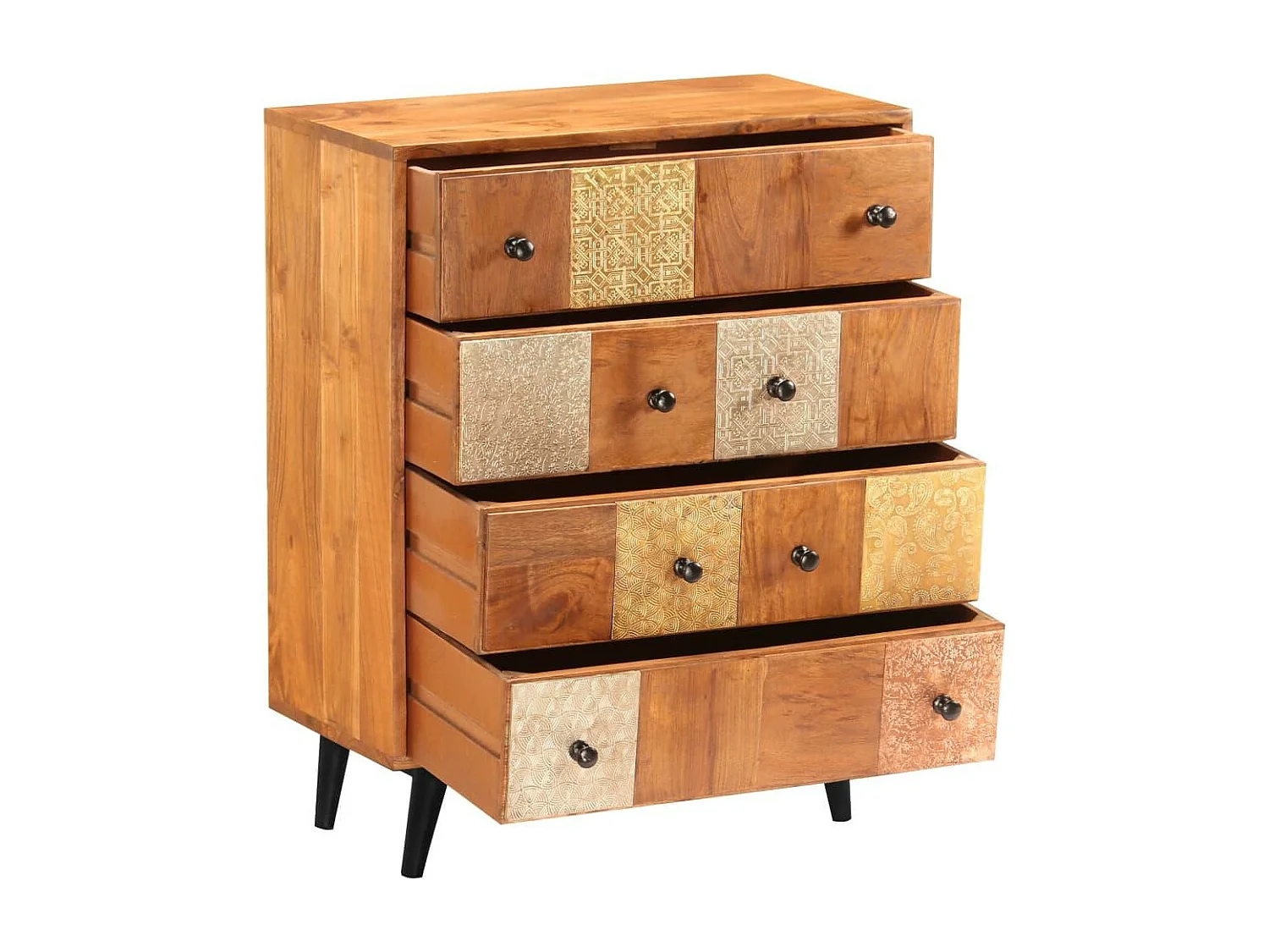 Buffet Bahut Consol Consol Store Muebles 75 cm Solda Acacia Wood 4402208