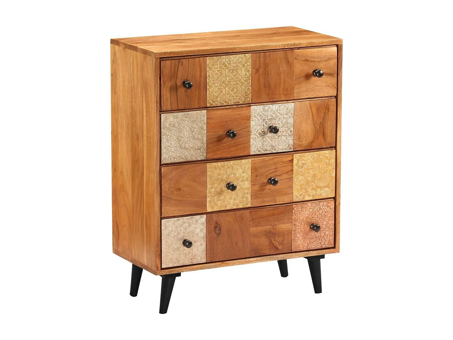 Buffet Bahut Consol Consol Store Muebles 75 cm Solda Acacia Wood 4402208