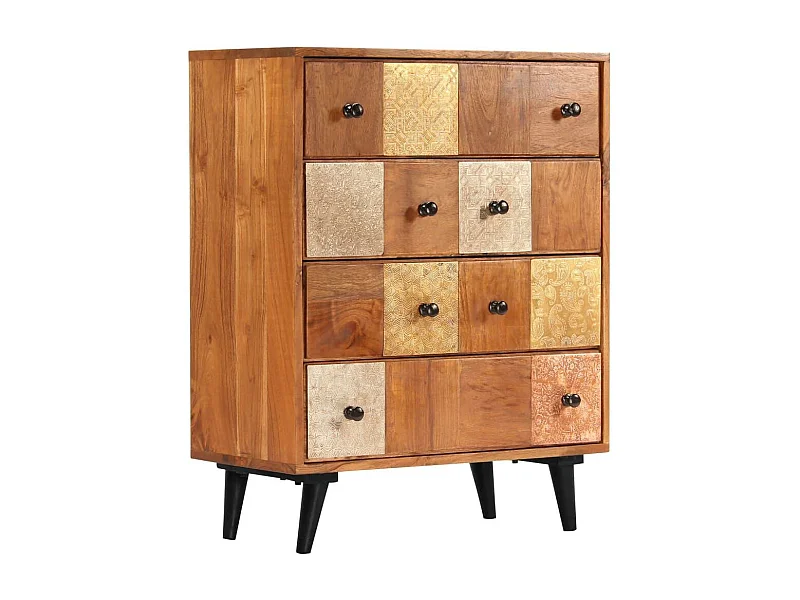 Buffet Bahut Consol Consol Store Muebles 75 cm Solda Acacia Wood 4402208