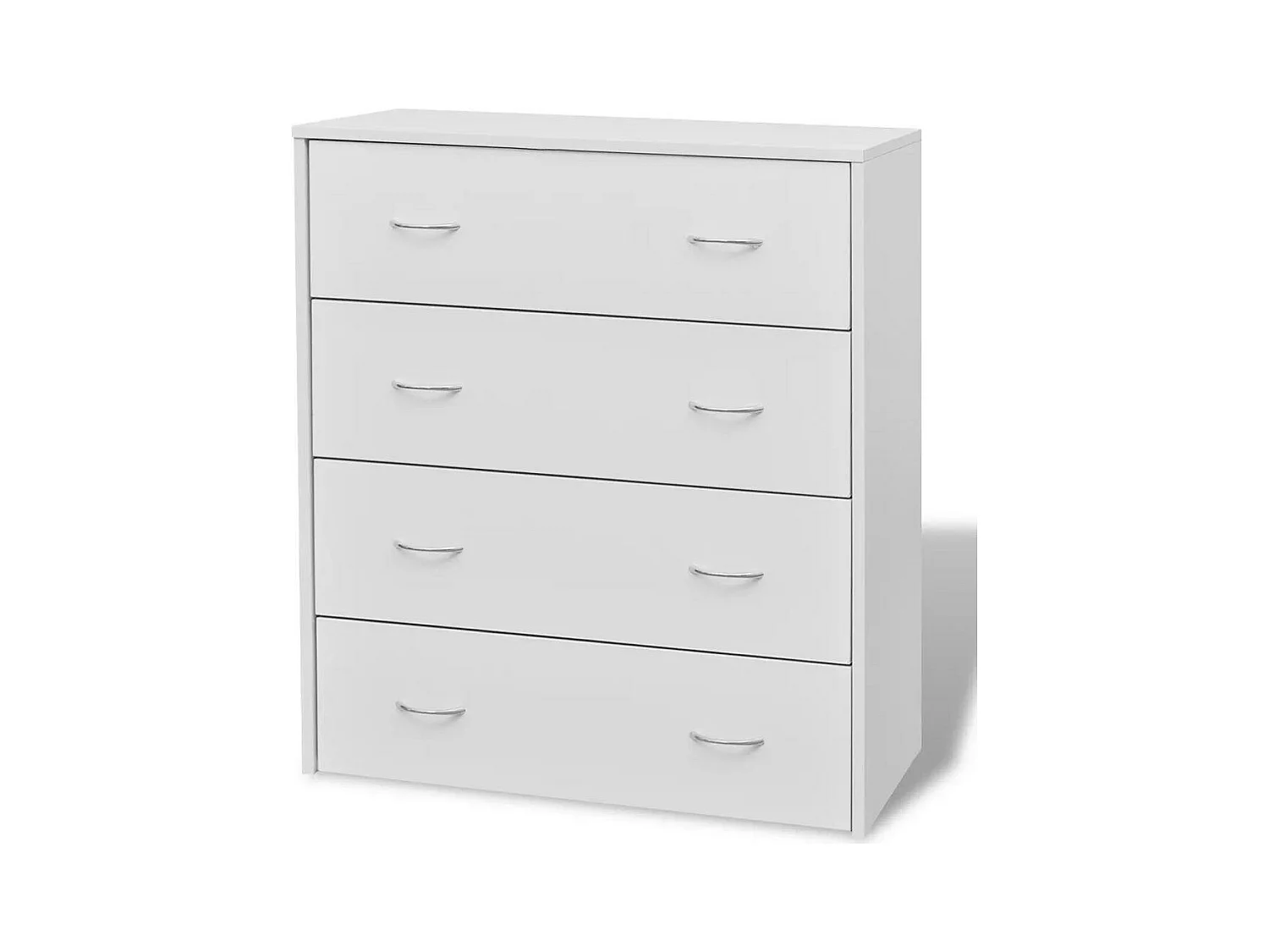 Aparador aparador consola mueble mueble de almacenamiento con 4 cajones 71 cm blanco 4402003