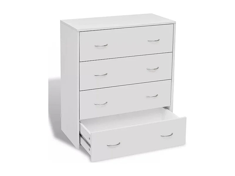 bahut armoire console blanche 175 x 40 x 82 cm 4402003