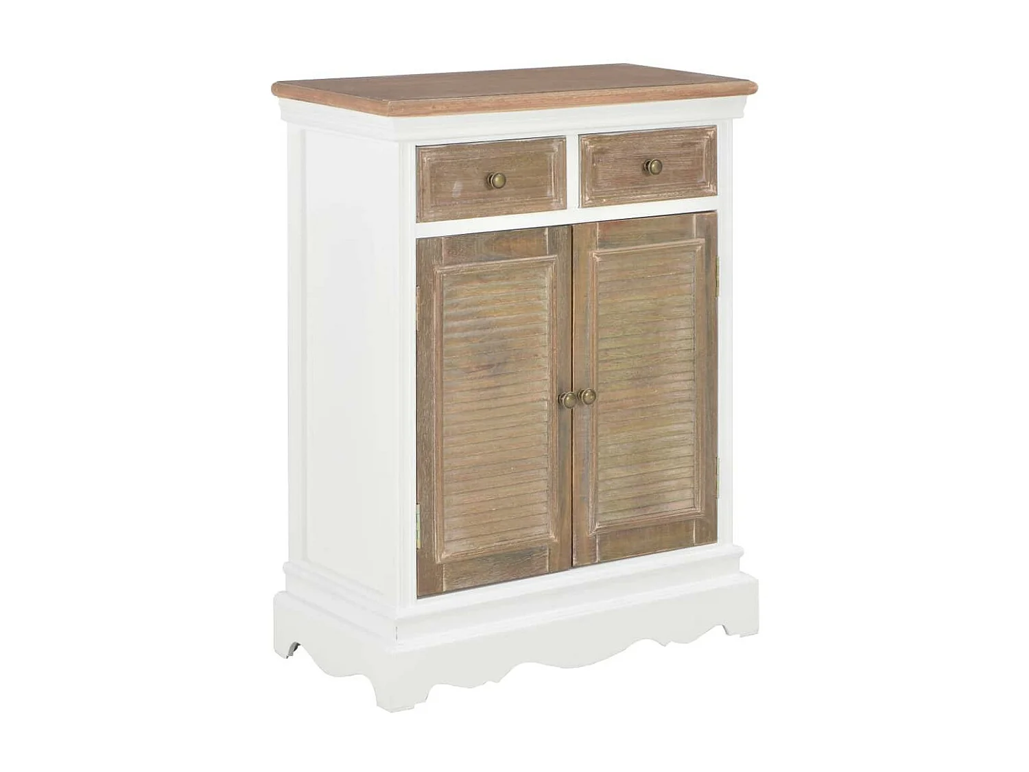 bahut armoire console bois blanche 175 x 40 x 82 cm 4402214