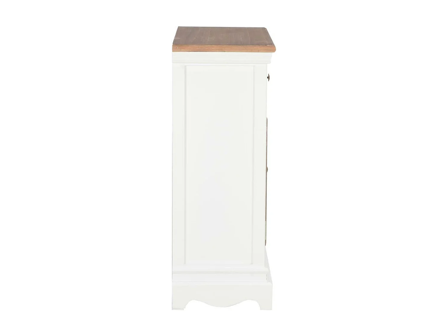 bahut armoire console bois blanche 175 x 40 x 82 cm 4402214