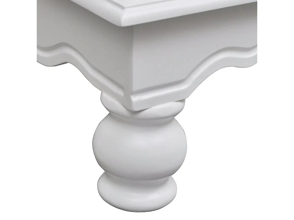 Credenza credenza consolle mobile contenitore con 2 ante e 1 cassetto in legno bianco 4402287